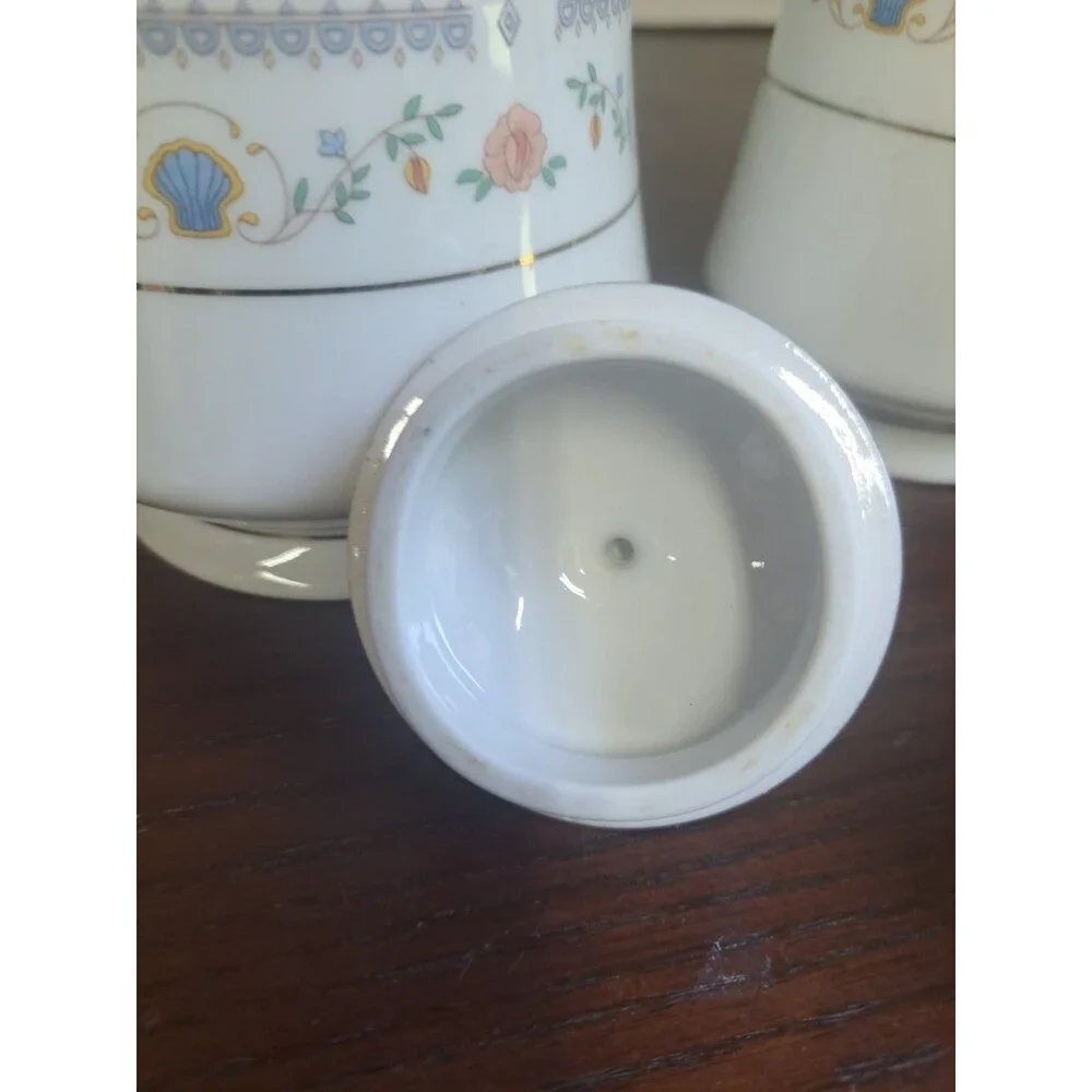 Sango Royal Majestic Tivoli China Creamer And Sugar Bowl 8305